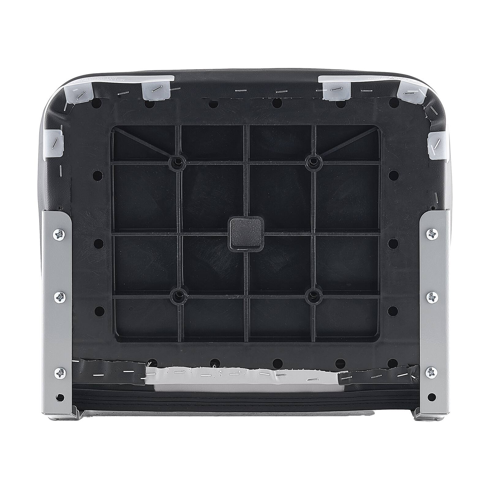 Alt View 5. VEVOR - Boat Seat, Low Backrest, Folding Fishing Boat Seat with Thickened Sponge Cushion & Waterproof PVC Leather - Black & Grey.