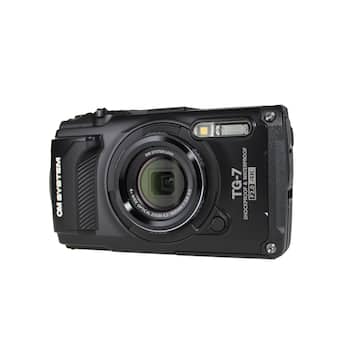 Bundle OM System Tough TG 7 Digital Camera (Black) Black Starter Bundle OM System Tough TG 7 Digital Camera (Black) Black Starter