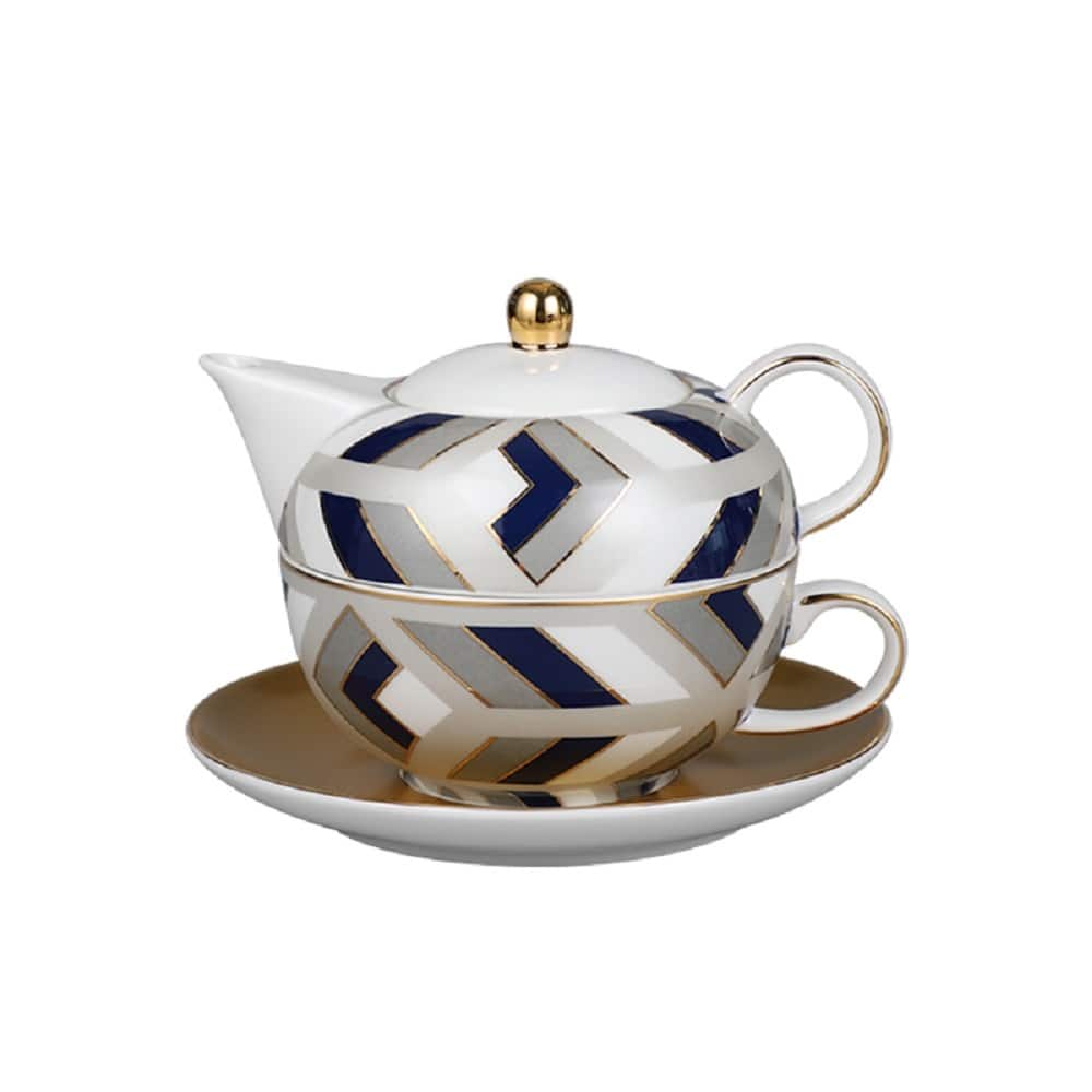 Jiallo - The Elegance in Porcelain Tea Service Collection - Tea for one Tea Set - Multi color
