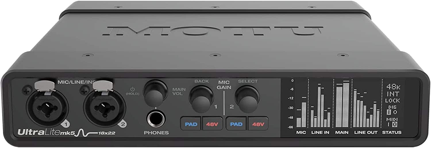 MOTU - UltraLite-mk5 USB Audio Interface - Black