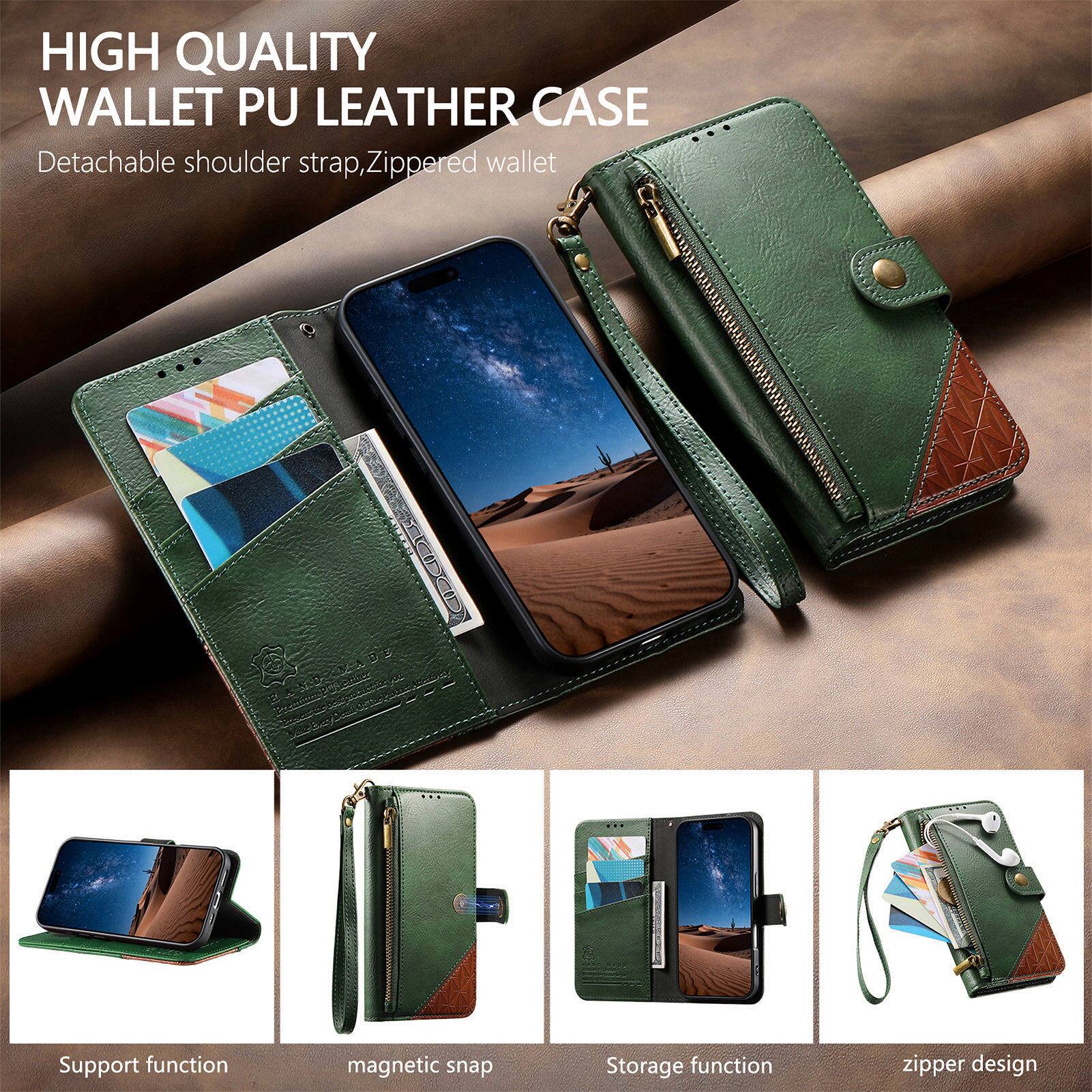 HIGH QUALITY WALLET PU LEATHER CASE

Detachable shoulder strap, Zippered wallet

Support function
magnetic snap
Storage function
zipper design