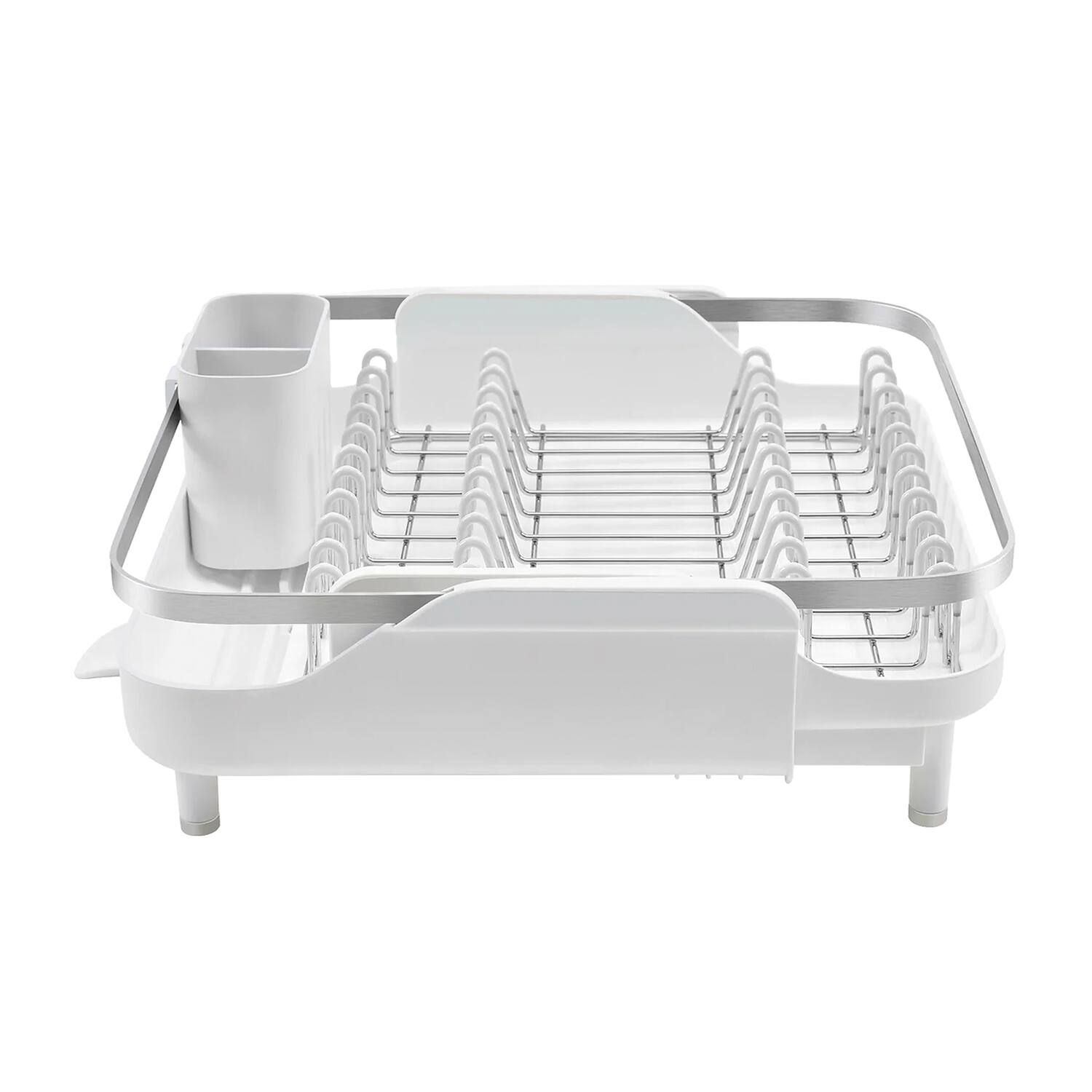 Back. Better Houseware - Better Houseware 3429 Large Expanding Dish Rack - white.