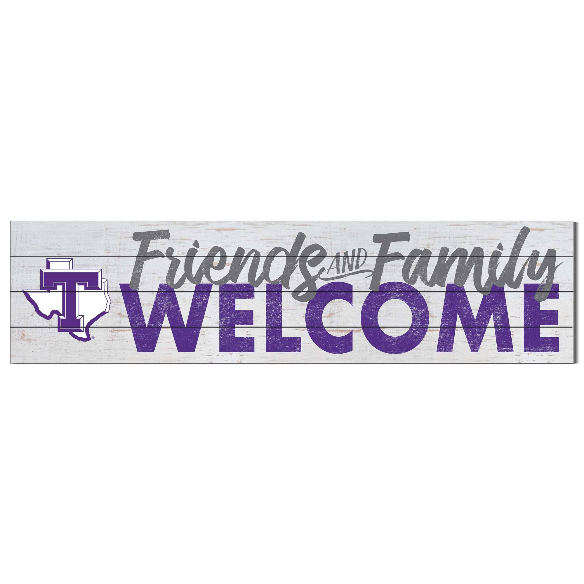 Jardine - Tarleton State Texans 10'' x 40'' Friends & Family Welcome Sign - White