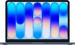 Front. Apple - 13-inch MacBook Neo Apple A18 Pro chip with 6‑core CPU and 5‑core GPU - 8GB Memory - 256GB SSD - Indigo.
