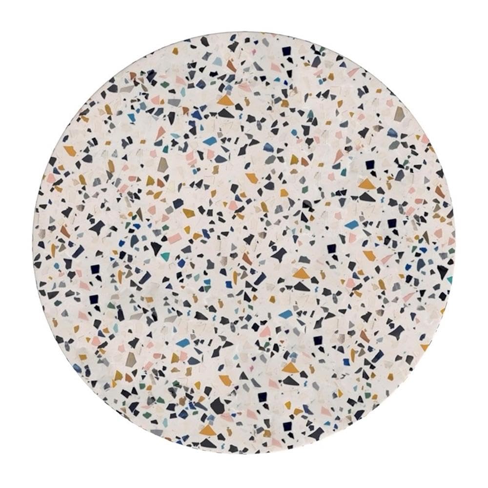 Alt View 1. Butler Specialty - Siesta Outdoor Terrazzo Round Side Table - White.
