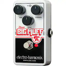 Harmonix - Nano Big Muff Pi Fuzz Sustainer Pedal NANOBM - White