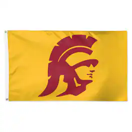 WinCraft - USC Trojans 3' x 5' Single-Sided Deluxe Secondary Team Logo Flag - Multicolor