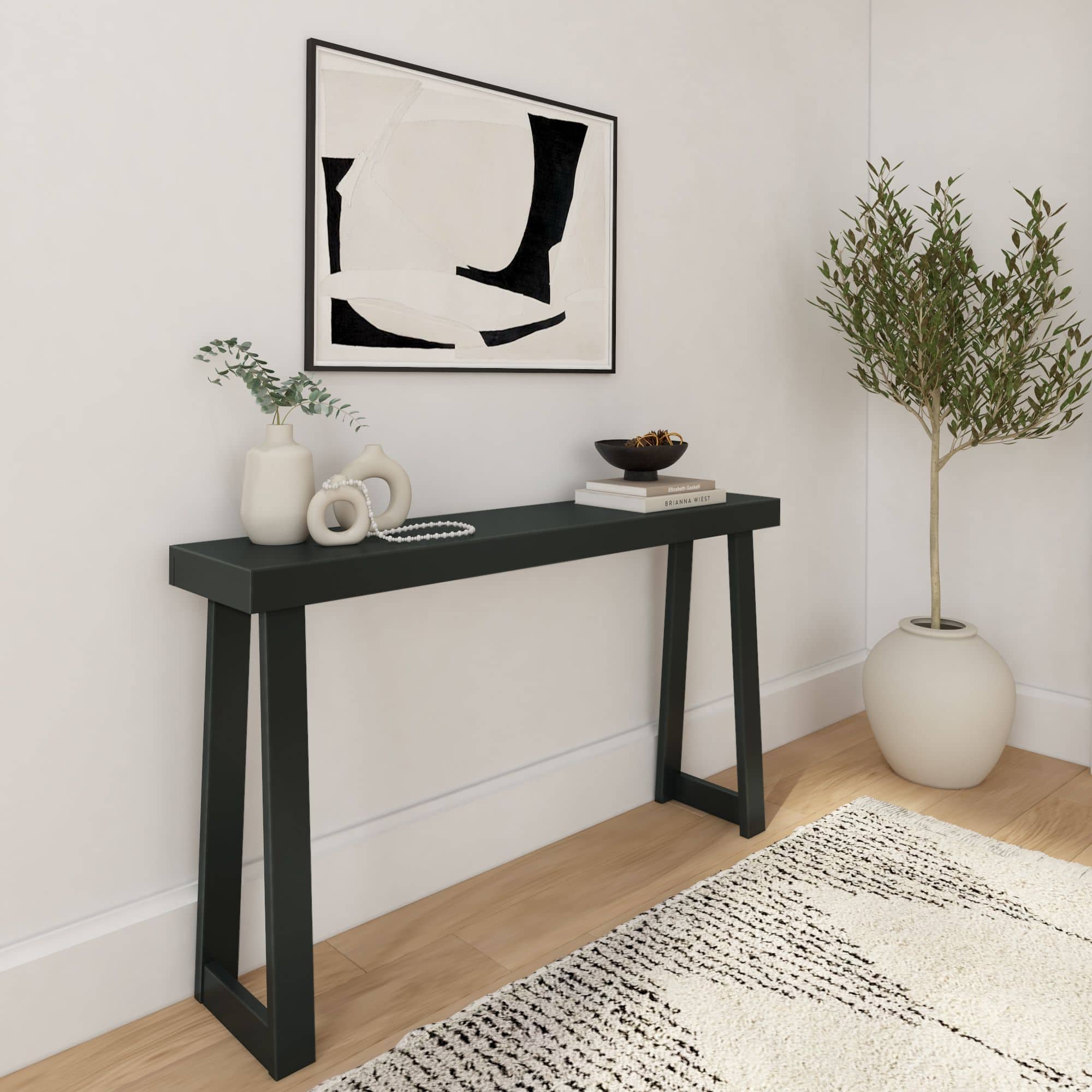 Plank+Beam - Classic Console Table (56in / 1420mm) - Black