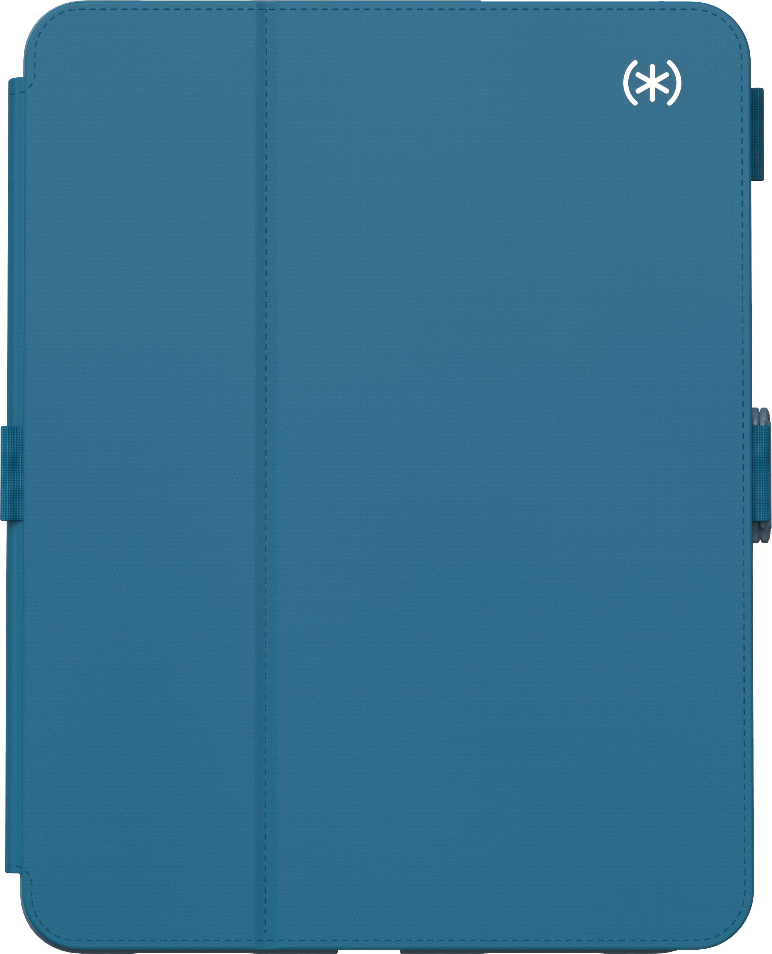 Front. Speck - Balance Folio Case for Apple iPad 11"(A16 chip 2025) and iPad 10.9" (10th Generation) - Blue/Frost Beige.