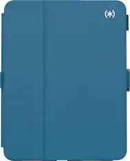 Front. Speck - Balance Folio Case for Apple iPad 11"(A16 chip 2025) and iPad 10.9" (10th Generation) - Blue/Frost Beige.