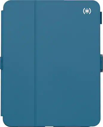 Front. Speck - Balance Folio Case for Apple iPad 11"(A16 chip 2025) and iPad 10.9" (10th Generation) - Blue/Frost Beige.