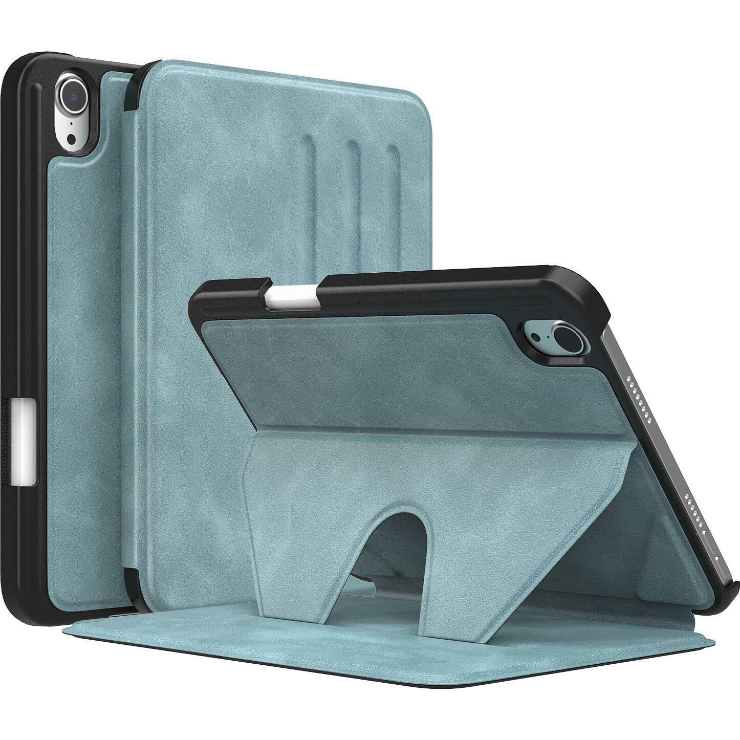 Alt View 11. SaharaCase - Multi-Angle Case for Apple iPad mini (A17 Pro) and Apple iPad mini (6th Generation 2021) - Aqua.