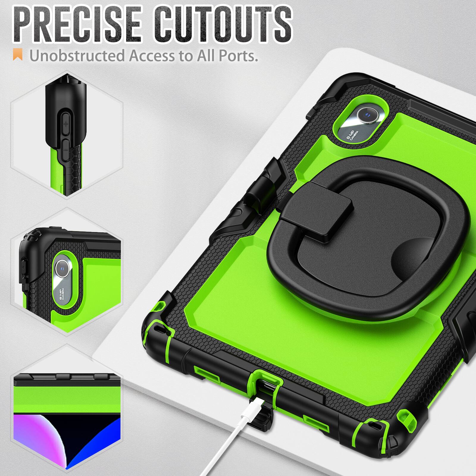 PRECISE CUTOUTS  
Unobstructed Access to All Ports.