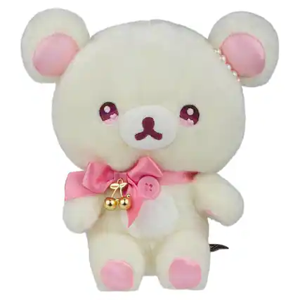 Front. Rilakkuma - Korilakkuma San-X Original: with a Shining Jewel Cherry Plush.