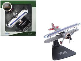 Oxford Diecast - Gloster Gladiator Fighter No. 72 Squadron Church Fenton 1937 British Royal Air Force 1/72 Oxford Aviation Series - Silver