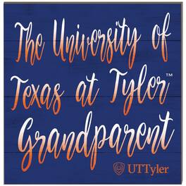 Jardine - Texas Tyler Patriots 10'' x 10'' Grandparent Plaque - Navy