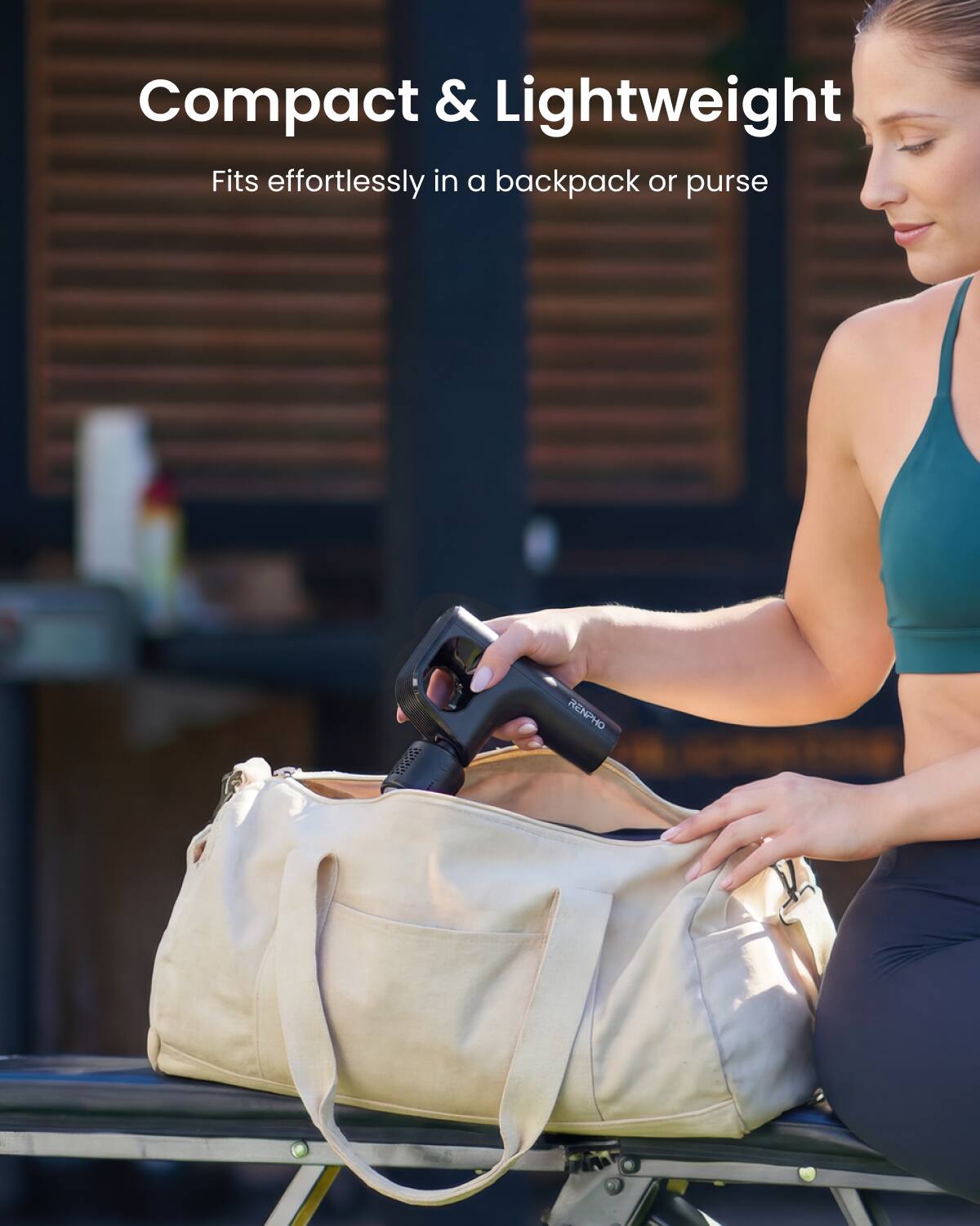 Compact & Lightweight  
Fits effortlessly in a backpack or purse