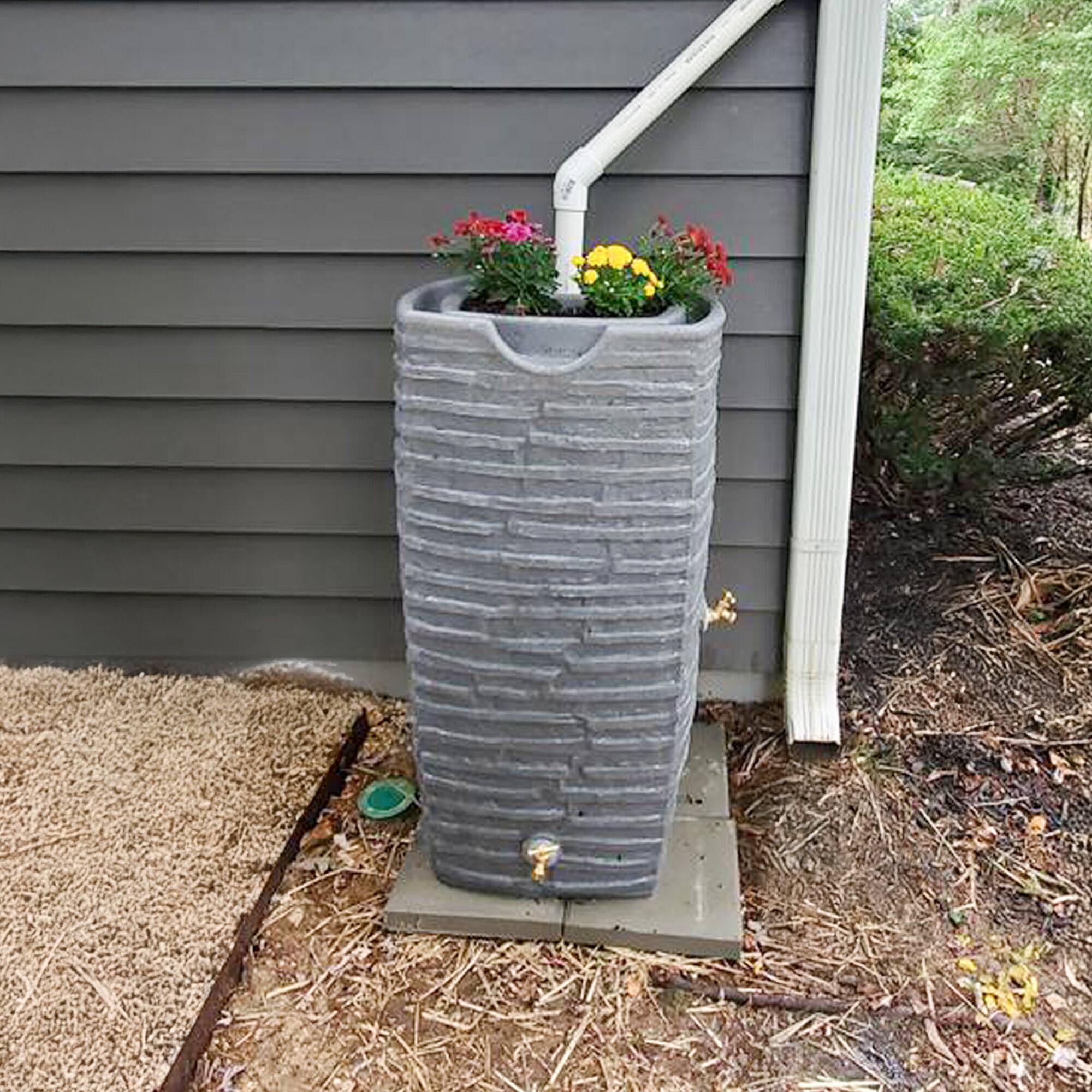 Alt View 2. Good Ideas - Good Ideas Impressions Riverwalk 50 Gallon Rain Saver, Dark Granite (3 Pack).