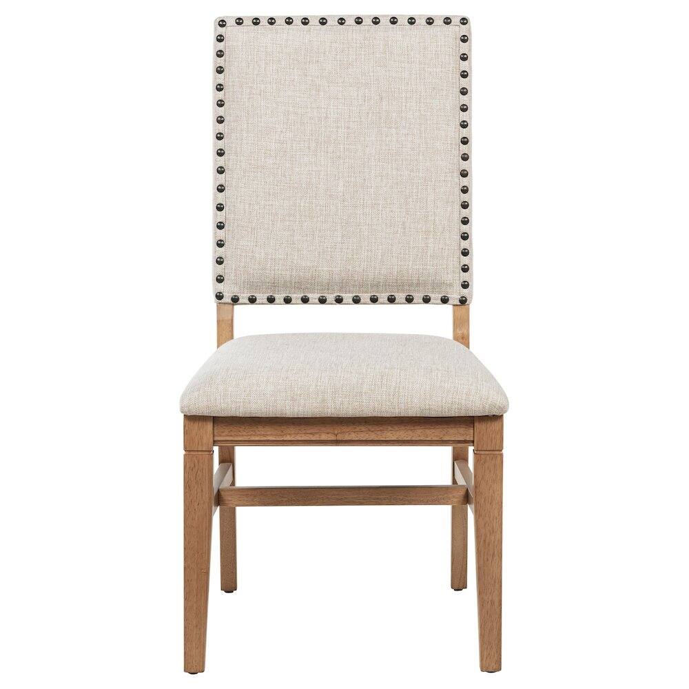 Alt View 3. Coaster Co. of America - Middleton Upholstered Dining Side Chair Beige (Set of 2) - Brown.