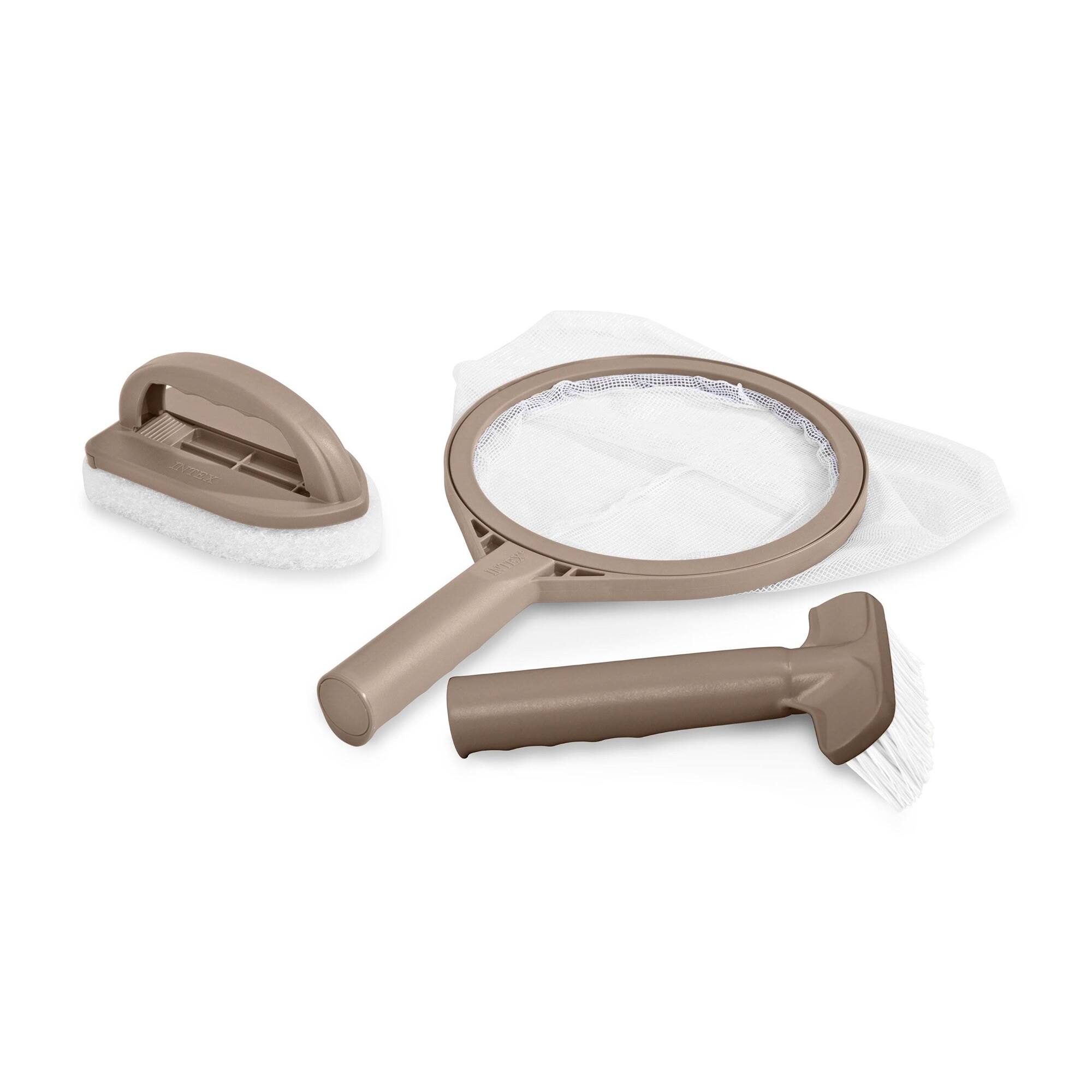 Alt View 7. Intex - Intex PureSpa Plus Inflatable Hot Tub & Intex PureSpa Maintenance Accessory Kit - Gray.