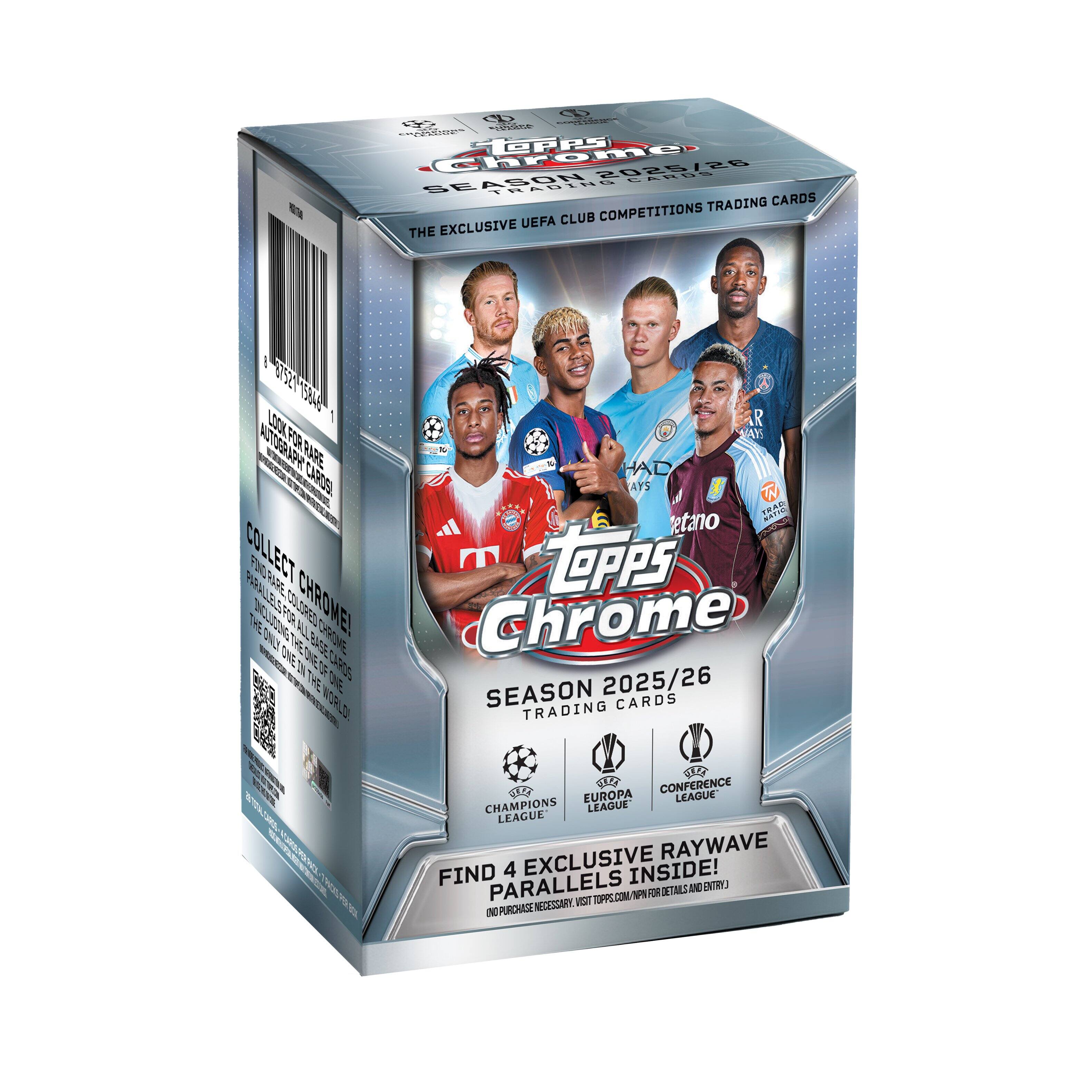 2025-2026 Topps Chrome UCC Blaster Box
