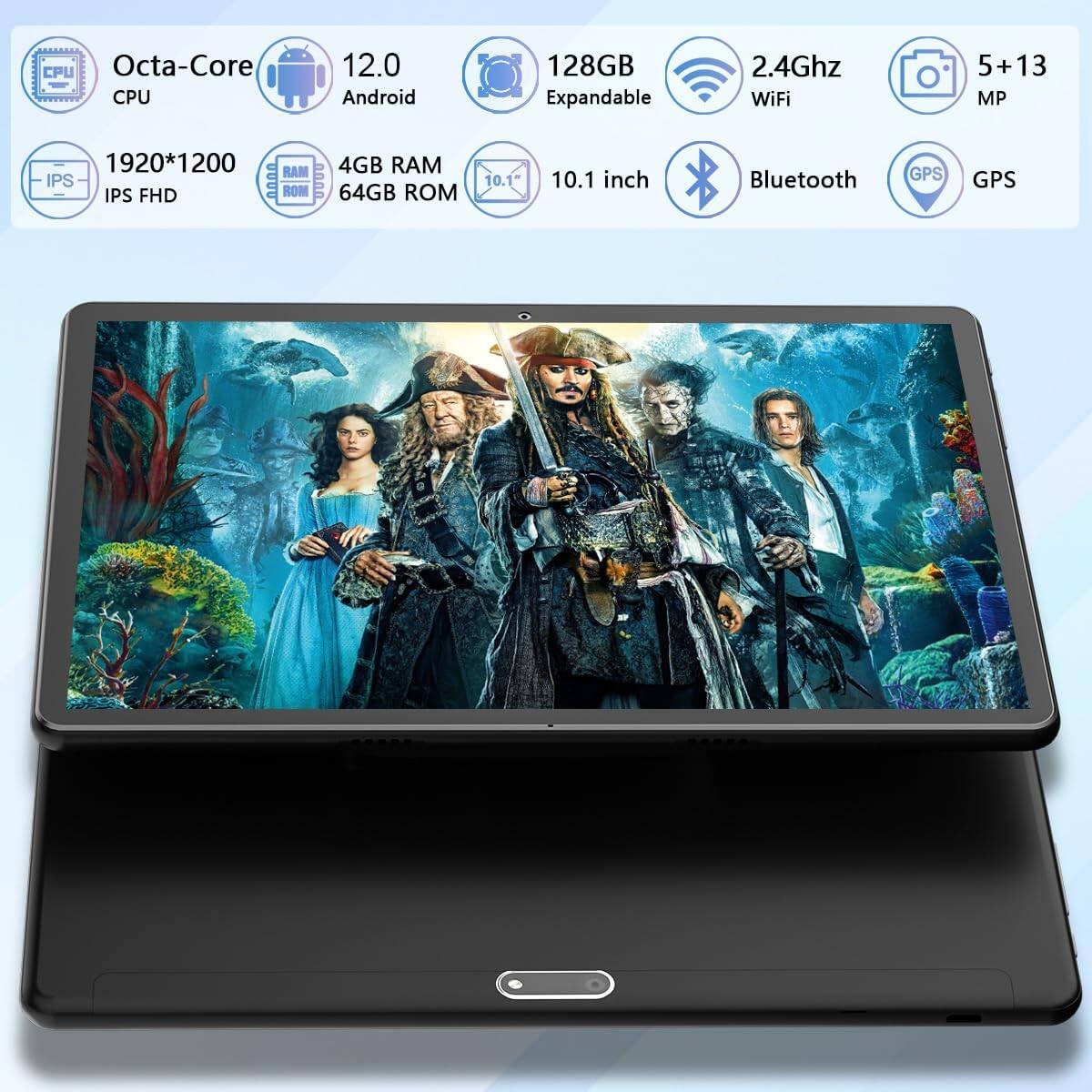 FEONAL Tablet 10.1 inch Android Tablet 2025 Latest Update Octa