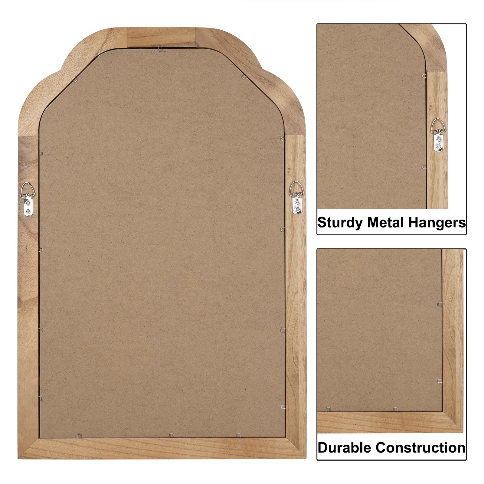 Sturdy Metal Hangers  
Durable Construction