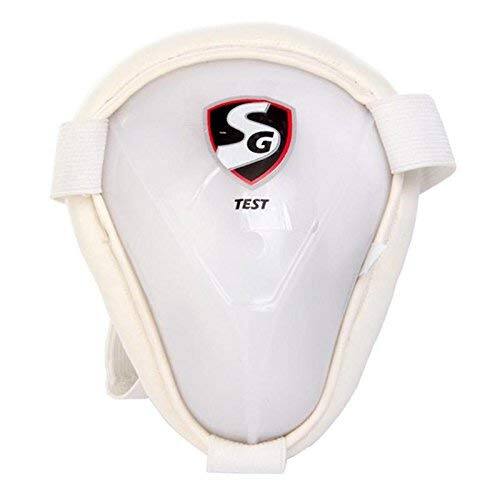 Front. Amber Sporting Goods - SG Abdominal Guard Test for Men - White.
