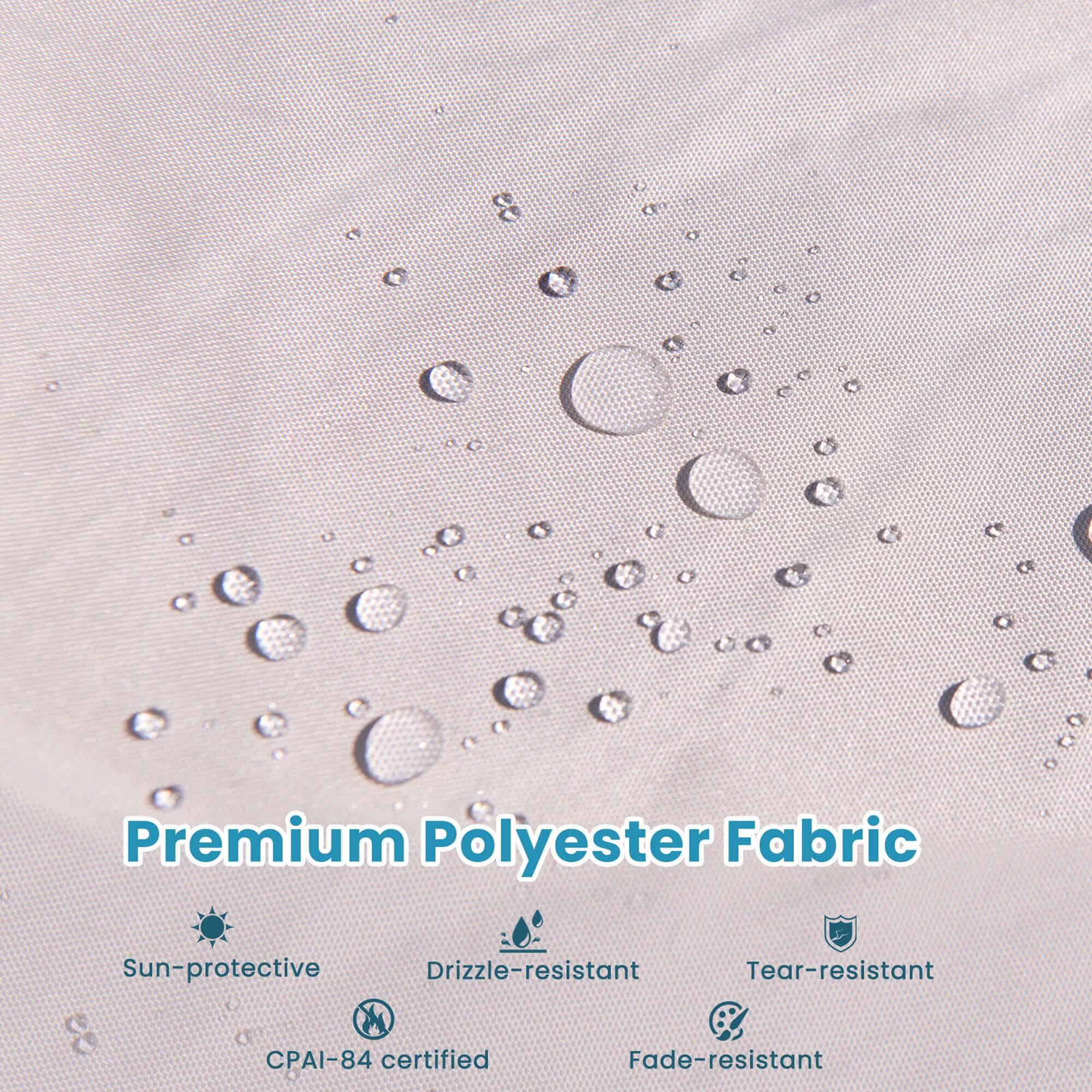 Premium Polyester Fabric Sun-protective Drizzle-resistant Tear-resistant R CPAI-84 certified Fade-resistant