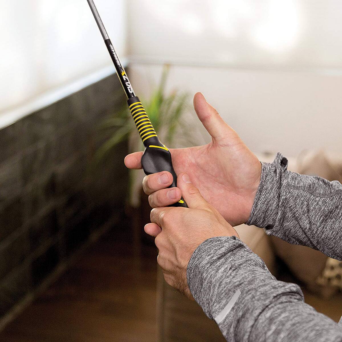 Alt View 3. SKLZ - SKLZ Tempo and Grip Golf Trainer - Black - Black.