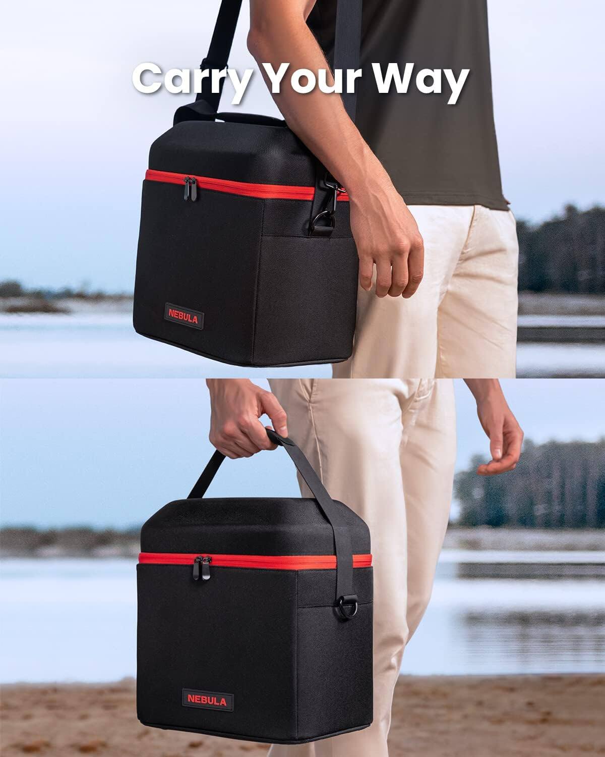 Alt View 9. Nebula - NEBULA Mars 3 Outdoor Portable Projector with Travel Case - Black.