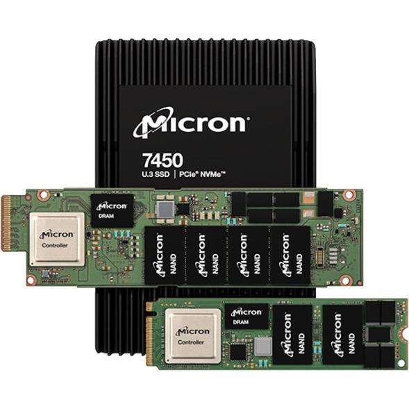 Micron 7450 U.3 SSD PCle NVMe

Micron Controller
Micron DRAM
Micron NAND
Micron NAND
Micron Controller
Micron NAND
Micron DRAM
Micron NAND