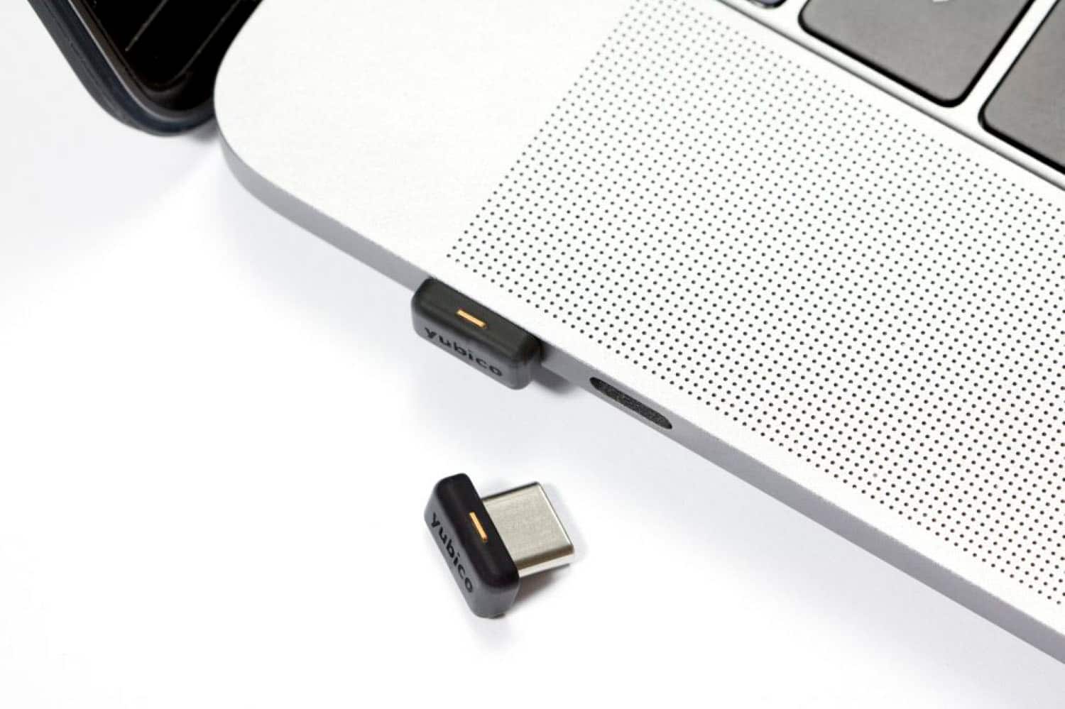 The text on the image reads "yubico yubico."