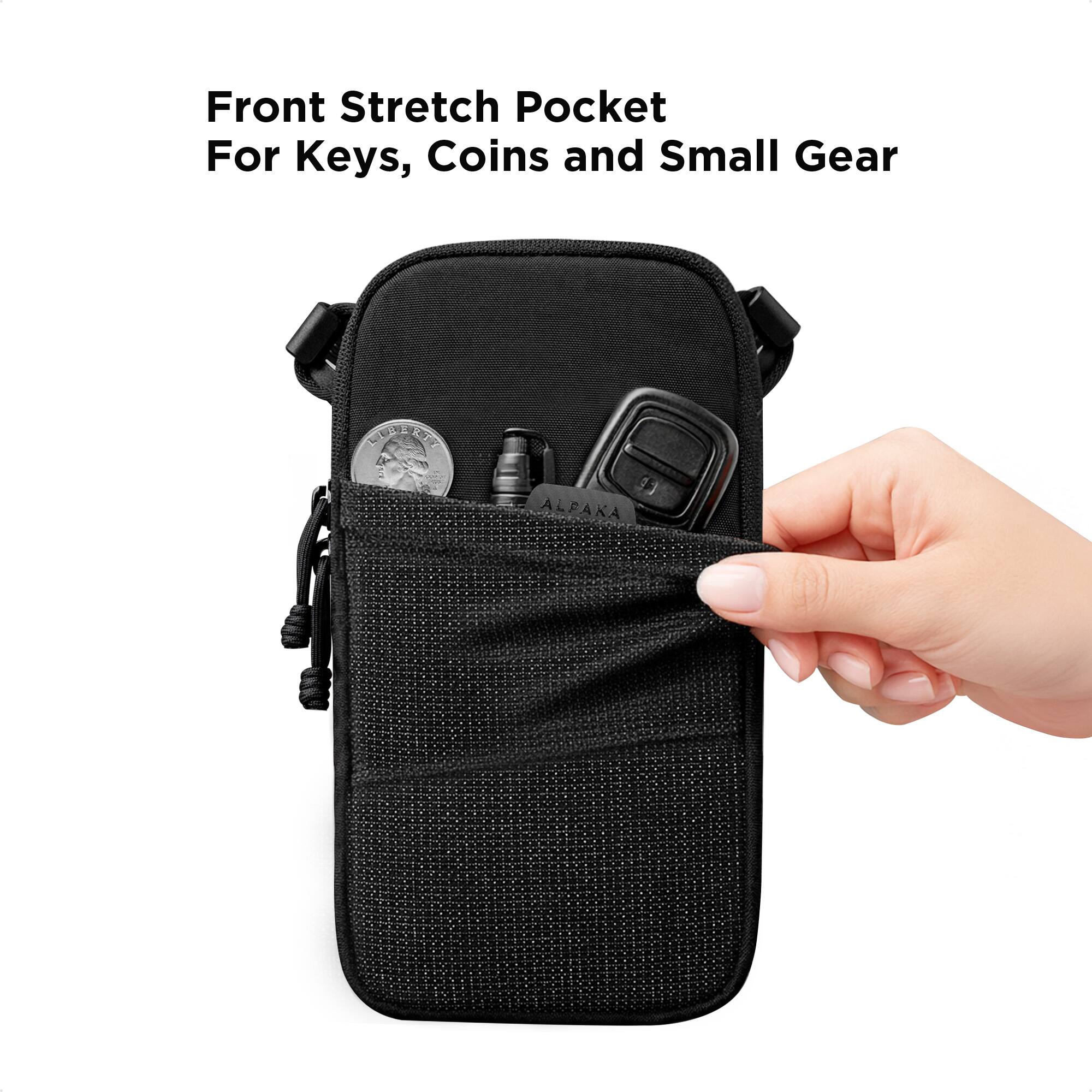 Front Stretch Pocket  
For Keys, Coins and Small Gear  

T OVE R7 - ALPAKA