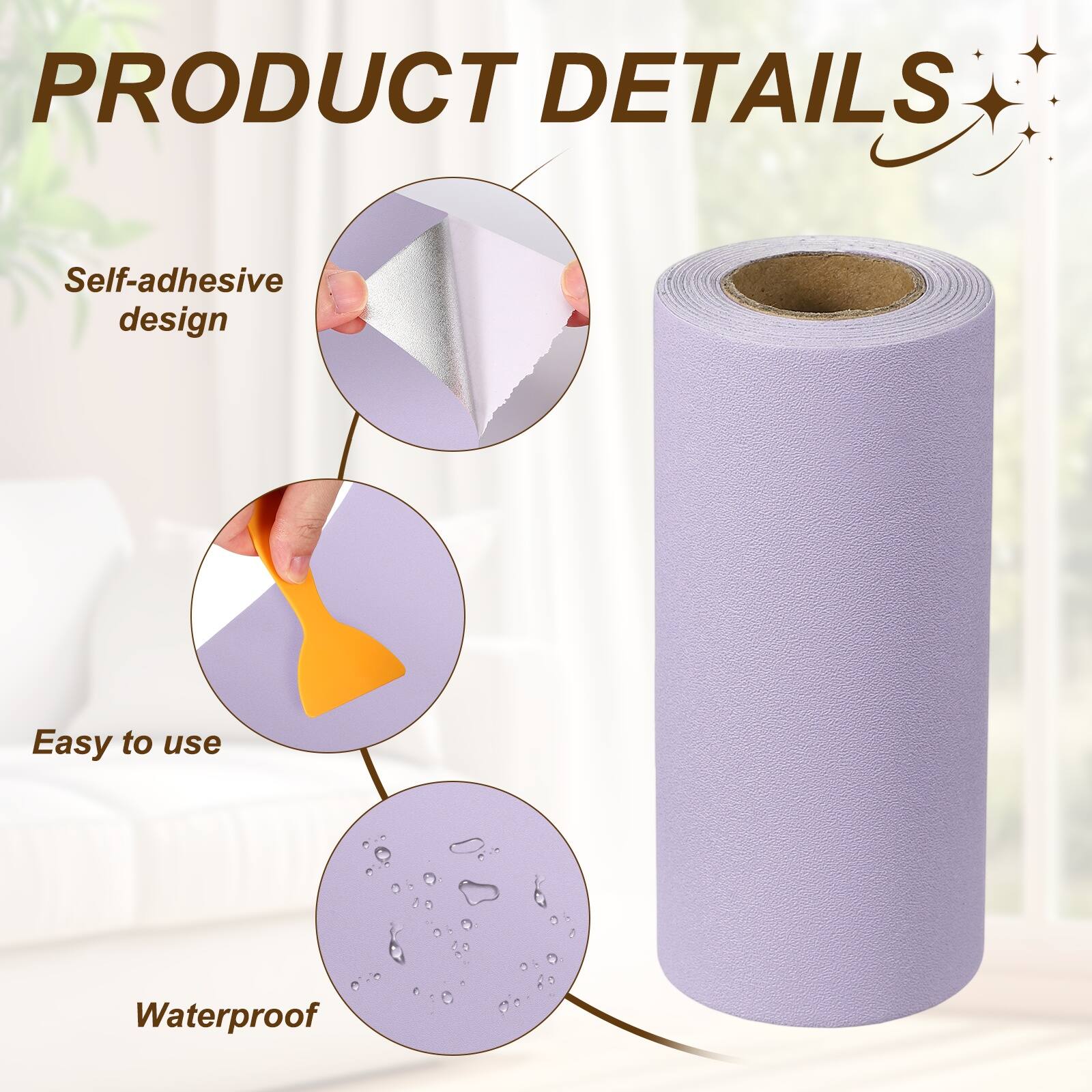 PRODUCT DETAILS

- Self-adhesive design
- Easy to use
- Waterproof
