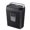 Front. Bonsaii - Paper Shredder, 3.4 Gal Wastebasket, 6-Sheet Crosscut Paper and Credit Card Shredder with Handle, Home and Office - Black.