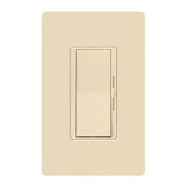Lutron - Diva 150 W 3 Way Dimmer Switch 1 pk - Ivory