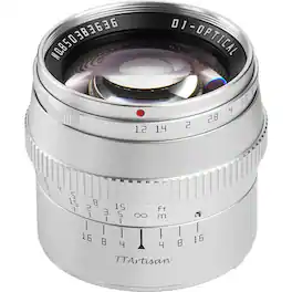 TTArtisan - 50mm f/1.2 Lens for Sony E, Silver