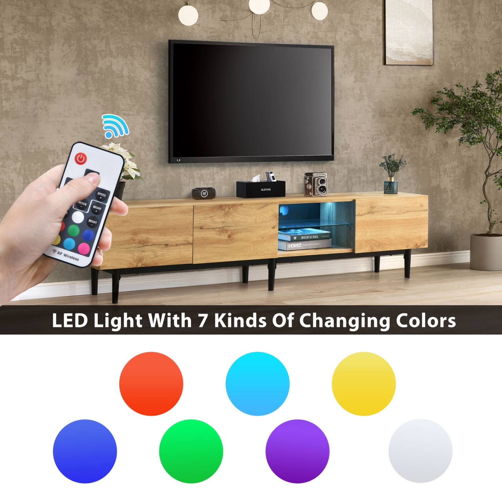 LED Light With 7 Kinds Of Changing Colors