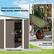 DOUBLE SLIDING DOORS
Easy access, added security
3.1 ft (0.95 m)
5.3 ft (1.63 m)
Small ramp for wheeled items
Padlock not included