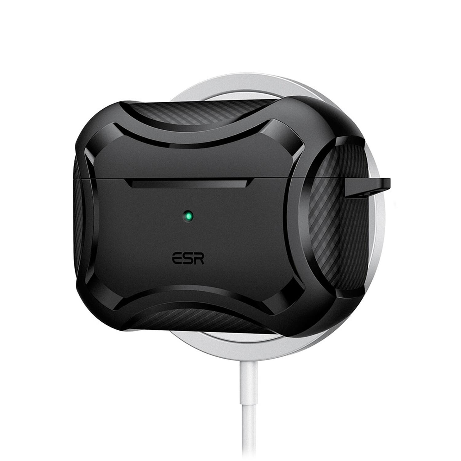 Alt View 14. SaharaCase - Armor Case for Apple AirPods Pro (1st Generation and 2nd Generation) - Black.