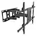 Front. Peerless-AV - Full-Motion Tilt, Rotate Display TV Wall Mount For Most 50" - 75" Flat Panel Displays,TVs - Matte Black.
