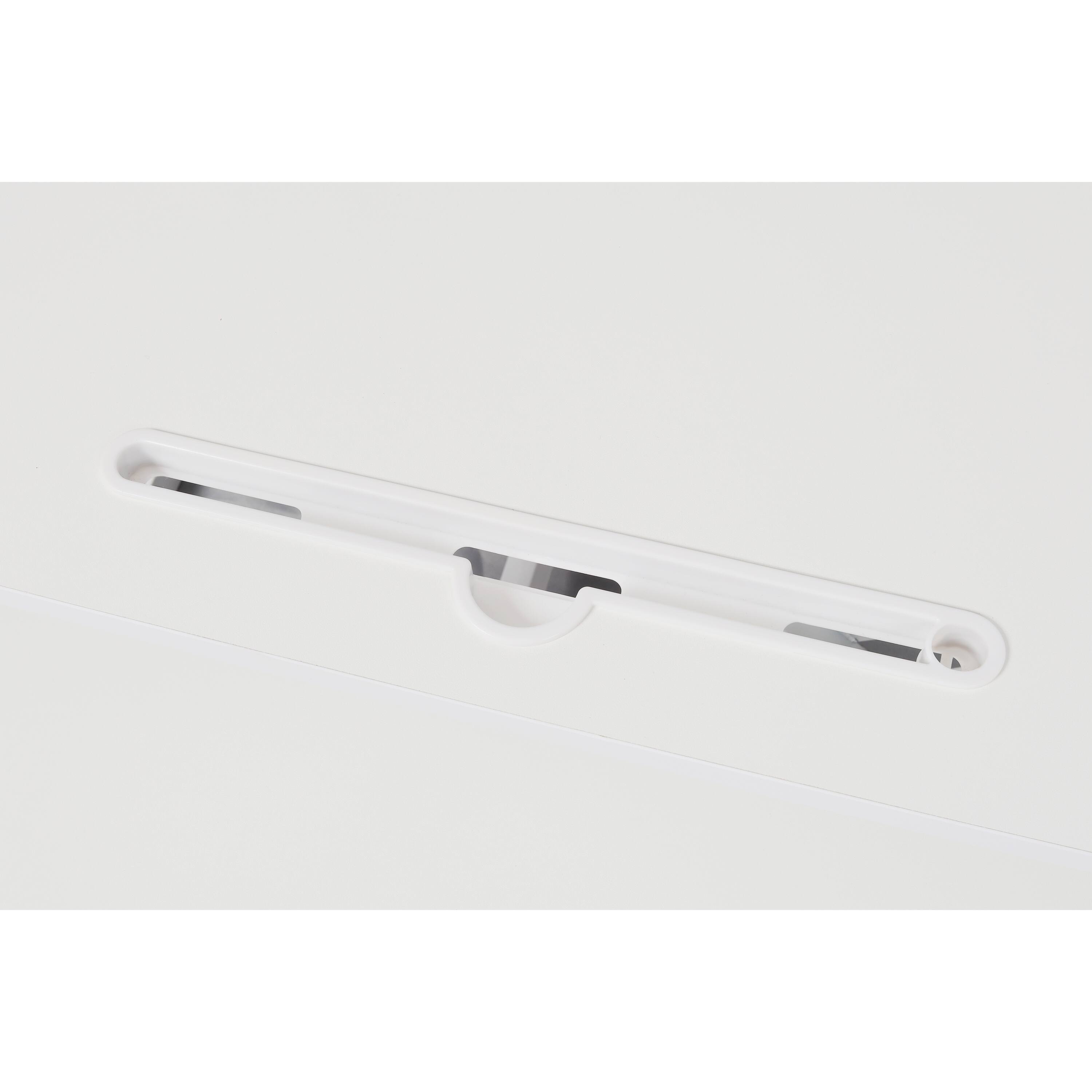 Alt View 6. GOODSILO - Adjustable Height Standing Laptop Desk | Sit Stand Up Workstation with Keyboard Tray - White.