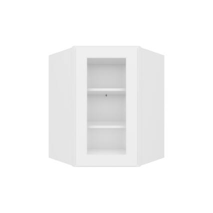 Front. Furinno - TURN-N-TUBE 5-Tier Corner Display Rack, Corner Shelf, Shelving Unit, for Organization and Storage - Amber Oak/Black.