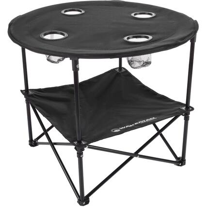 Front. Wakeman - Folding Camping Table - Black.
