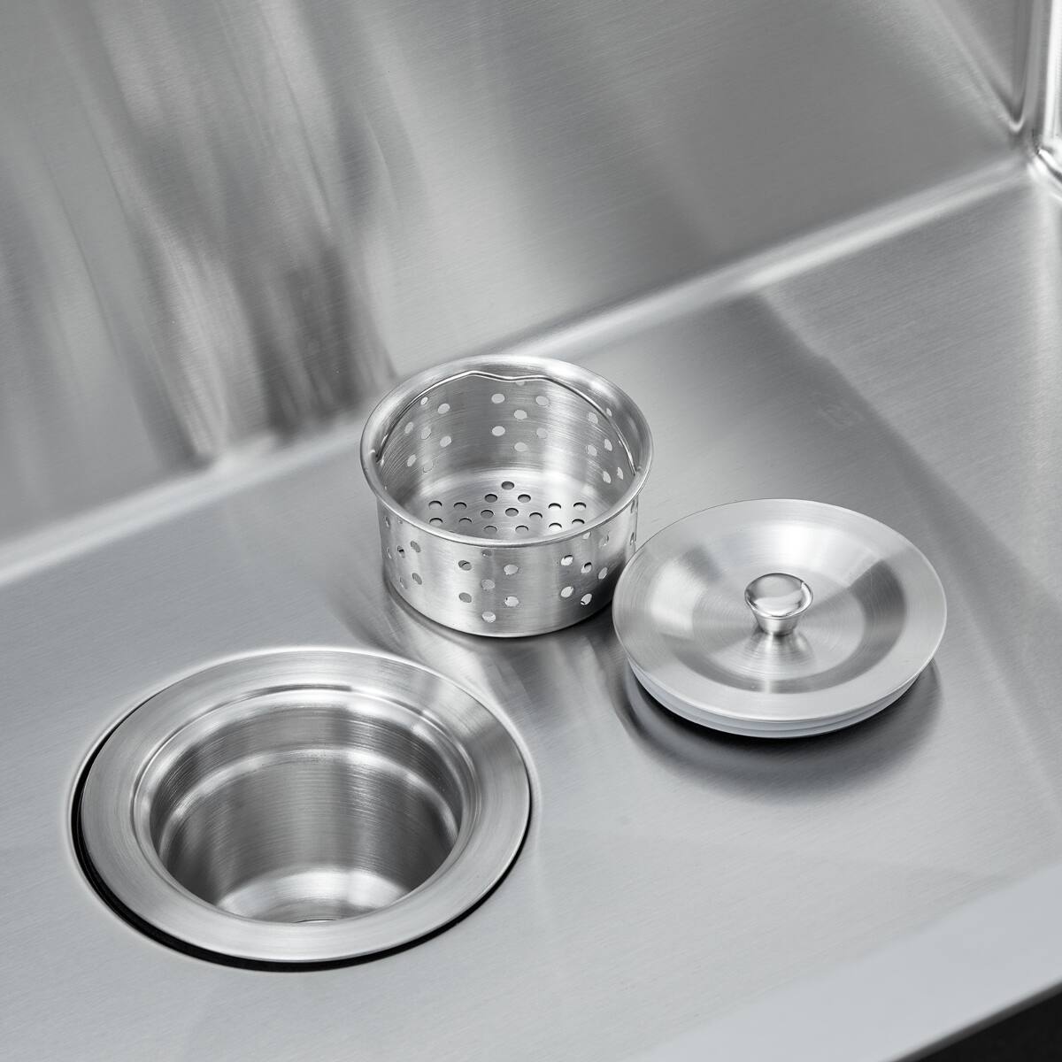 Ropilly 25 Inch Drop In Kitchen Sink Stainless Steel Top Mount Single ...