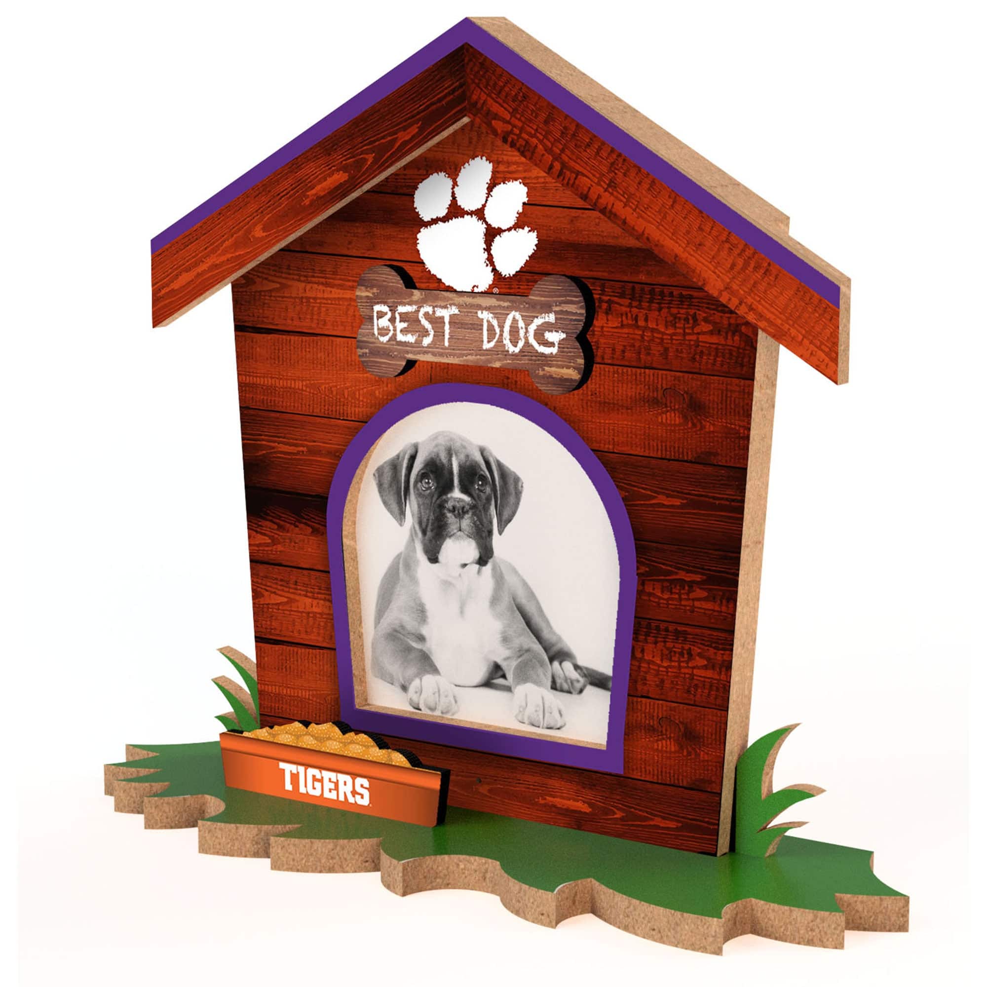 Fan Creations - Clemson Tigers Dog House Photo Frame - Multicolor price history on PriceWatchPro
