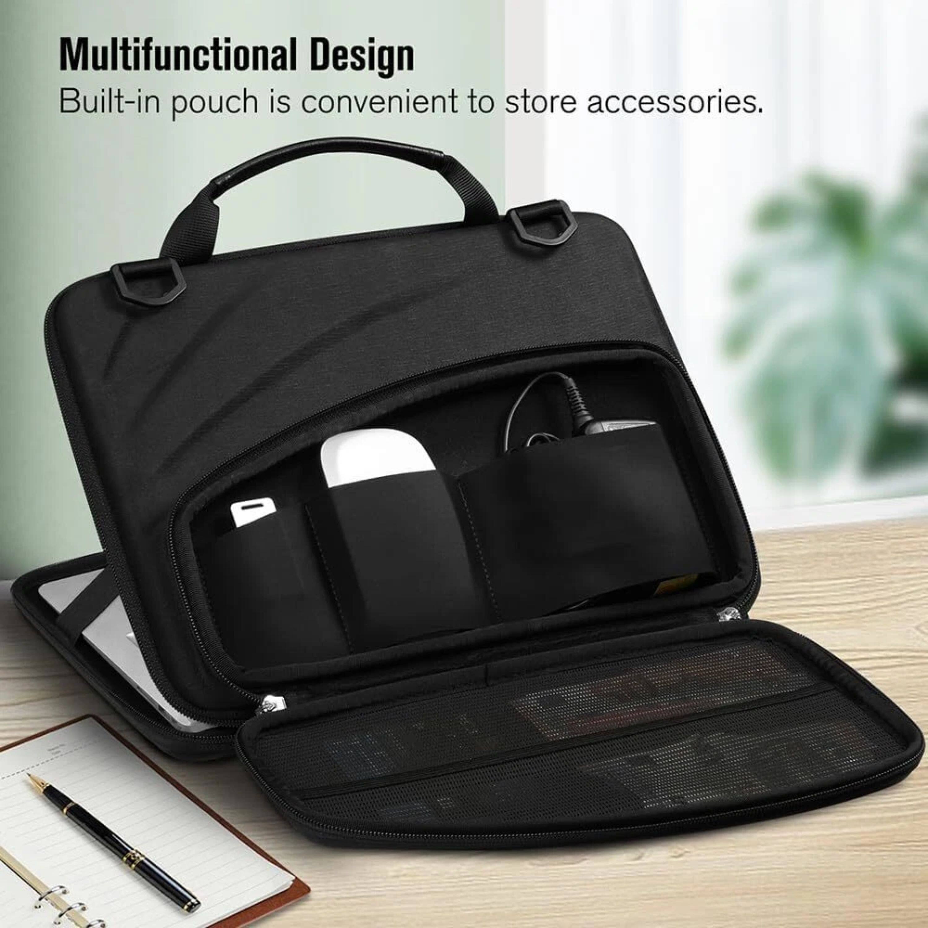 Multifunctional Design  
Built-in pouch is convenient to store accessories.