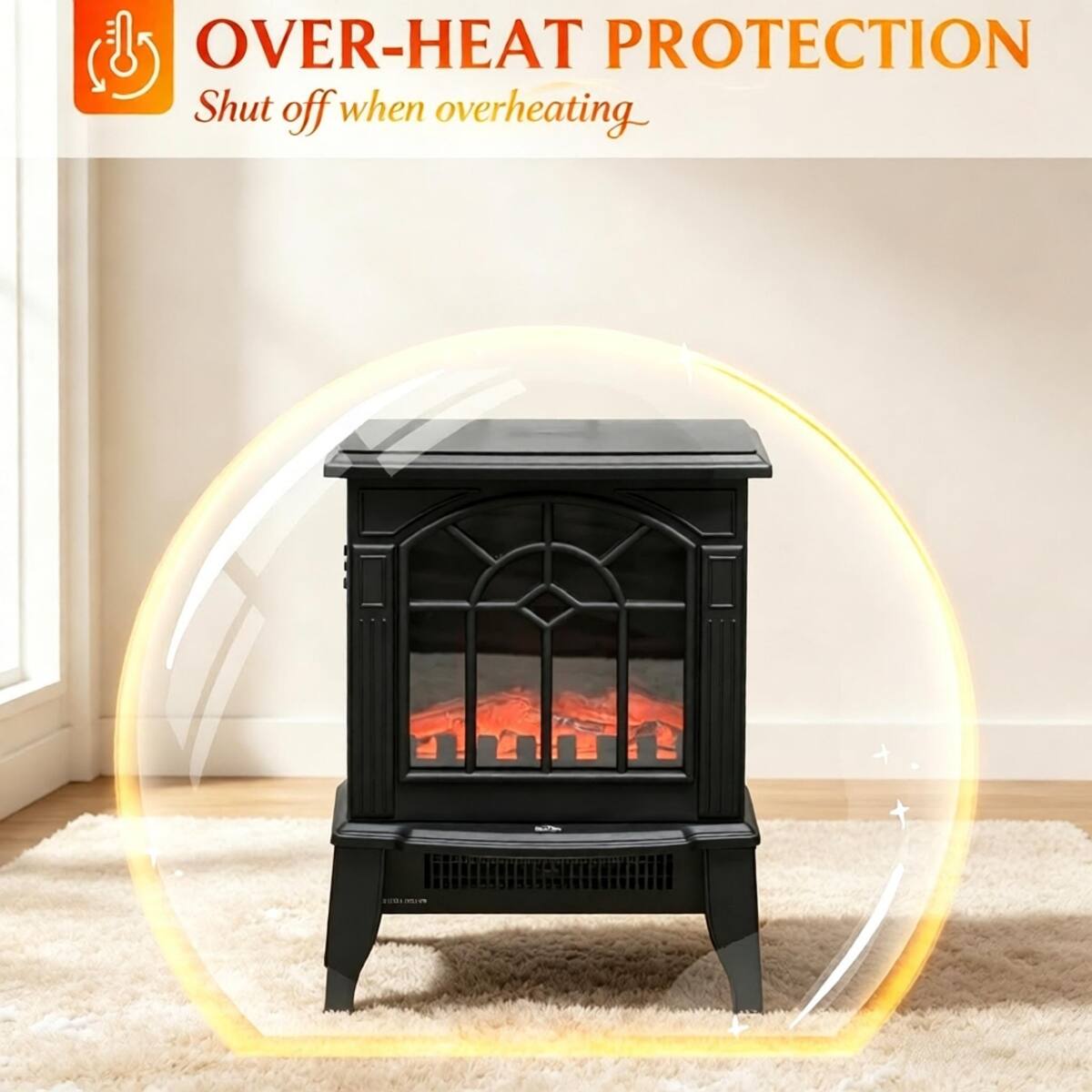 OVER-HEAT PROTECTION  
Shut off when overheating