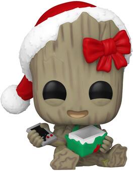 Funko - POP! Marvel: Holiday S4 - Groot - Collectibles - Multicolor